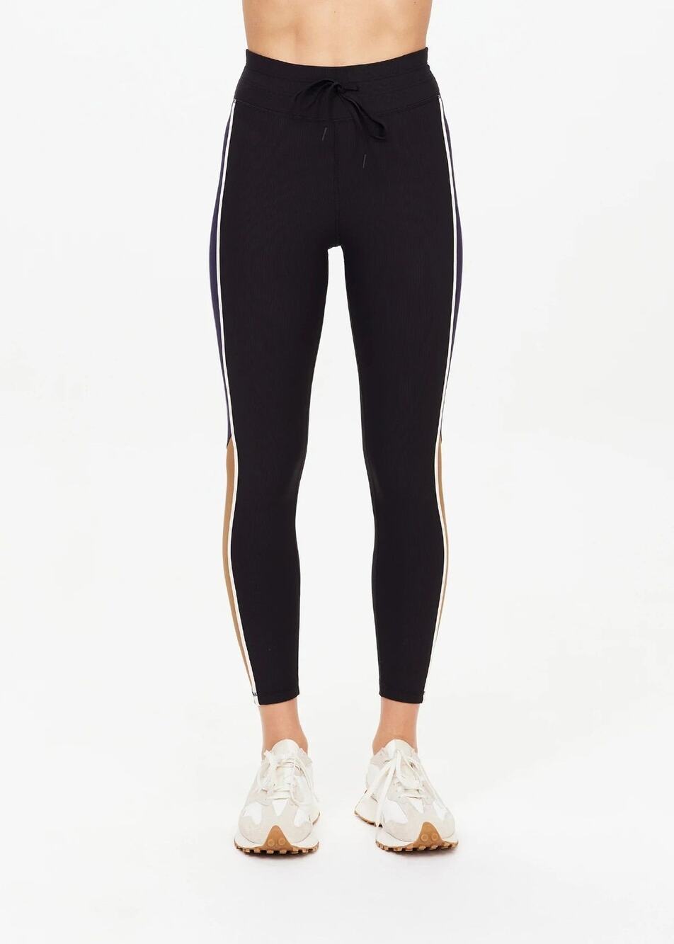 The Upside Navy Contrast Side Stripe Leggings Size XS